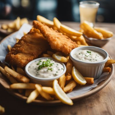 Skate Fish and Chips