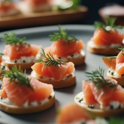 Smoked Salmon Canapés