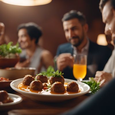 Sopa de albondigas