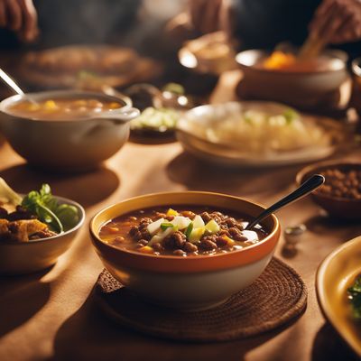 Sopa de picadillo