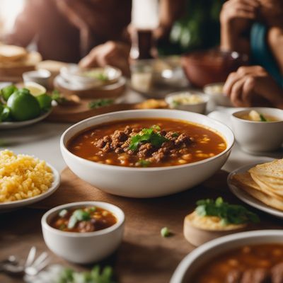 Sopa de picadillo