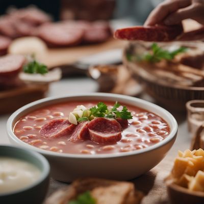 Sopa de salchichon