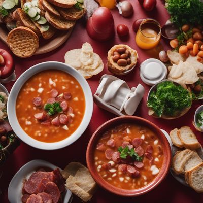 Sopa de salchichon