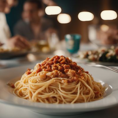 Spagetti biz-zalza tal-qarnit