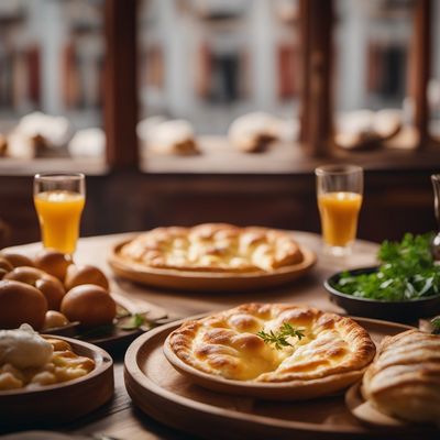 Svanetian khachapuri