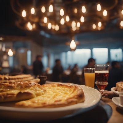 Svanetian khachapuri