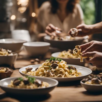 Tagliatelle ai funghi