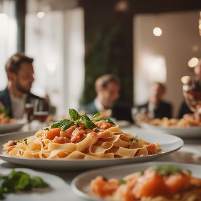 Tagliatelle al salmone