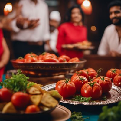 Tandoori bharwan tamatar