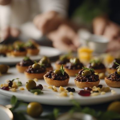 Tapenade canapés