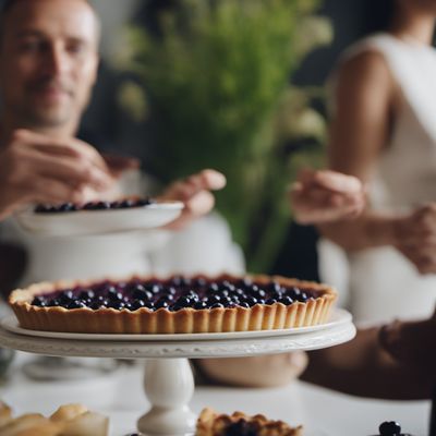 Tarte aux brimbelles