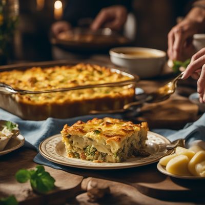 Timballo di cicoria al forno