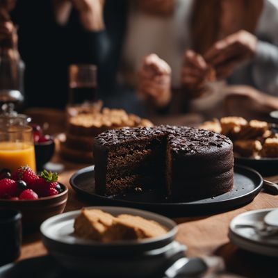 Torta negra Galesa