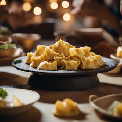 Tortelli alla lastra