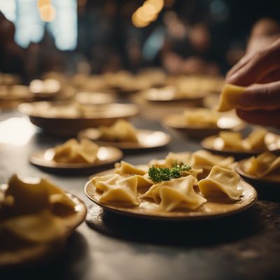 Tortelli alla lastra