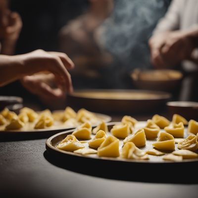 Tortelli alla lastra