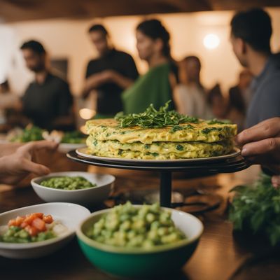 Tortilla de porotos verdes