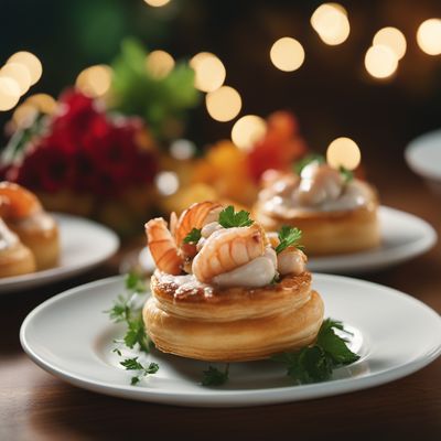 Vol-au-vent des fruits de mer