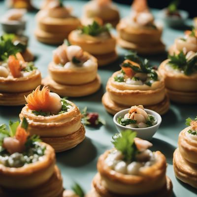 Vol-au-vent des fruits de mer