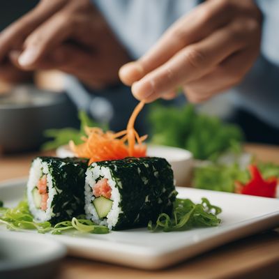 Wakame gunkan maki