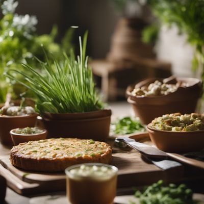 Welsh Onion Cake