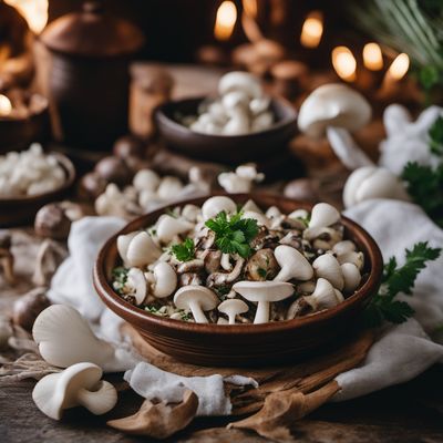 White Mushrooms à la Hutsul