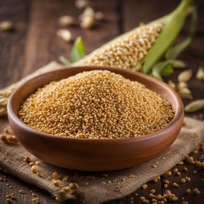 African millet grain