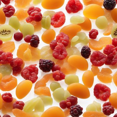 Candied fruit, mixed fruit