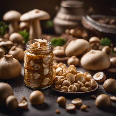 Canned mushrooms