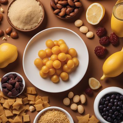 Carbohydrate-rich energy food products for sports people