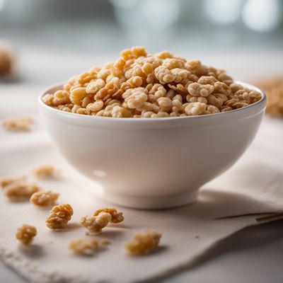Cereals with an added high protein food reconstituted