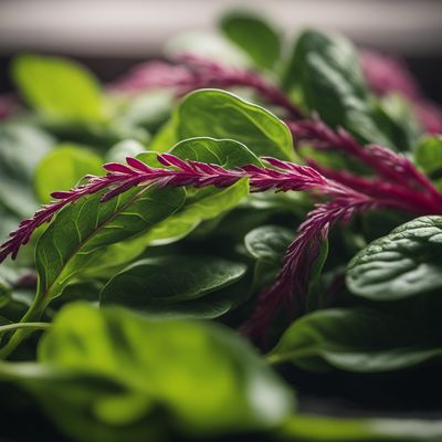 Chinese amaranth leaves