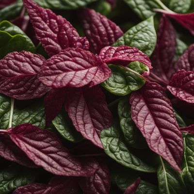 Chinese amaranth leaves