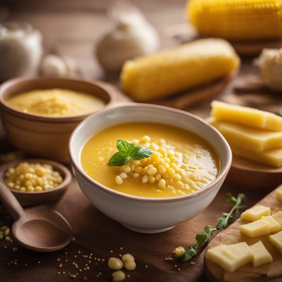 Corn semolina based thick soup