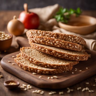 Crisp bread, rye, refined flour