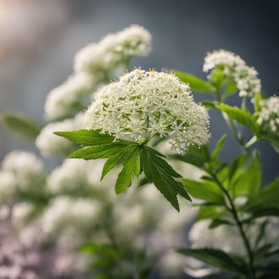 Elder infusion flowers