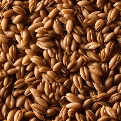 Emmer wheat grain