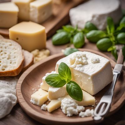 Firm brined cheese (ricotta salata type)