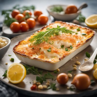 Fish gratin