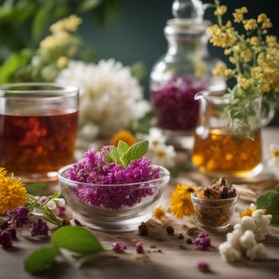 Flowers used for herbal infusions