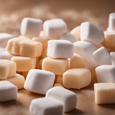 Foamed sugar products (marshmallows)