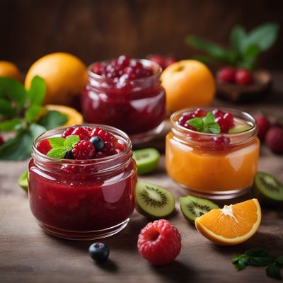 Fruit compote, mixed fruit