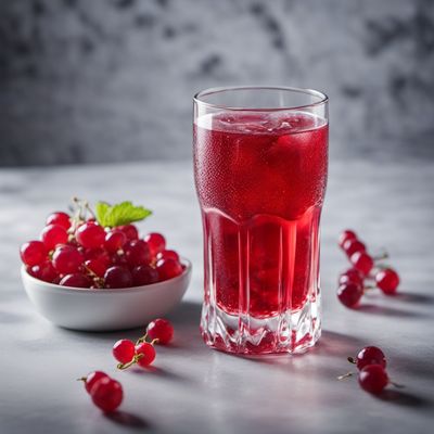 Fruit soft drink, currant red