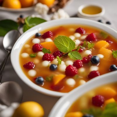 Fruit soup, dry