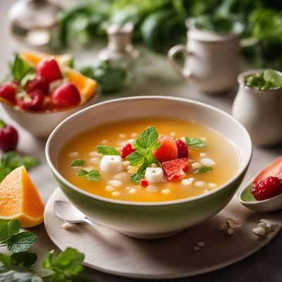 Fruit soup, dry