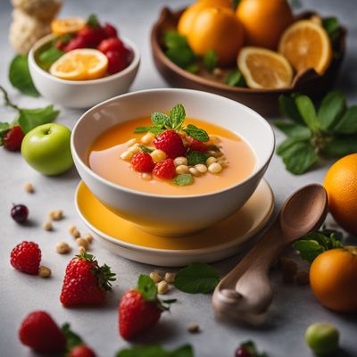 Fruit soup, dry