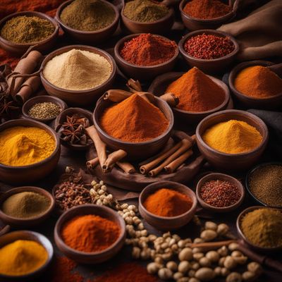 Indian spice mixes and similar (other than curry powder)