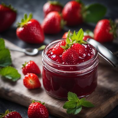 Jam, strawberries