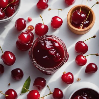 Jam, sweet cherry