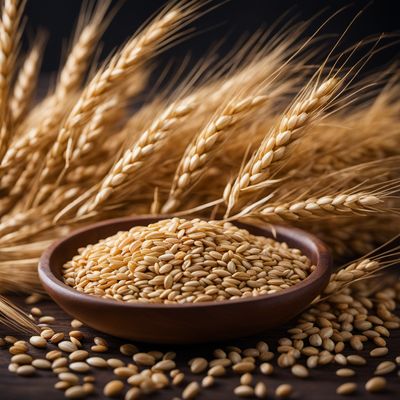 Khorasan wheat grain